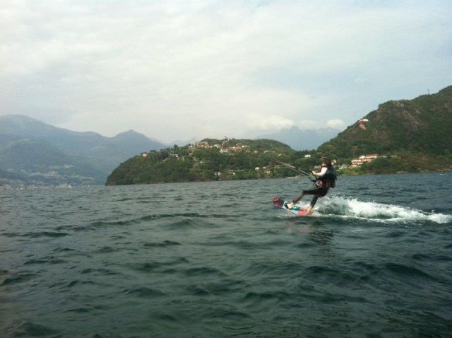 Wakeboard en el lago de Como 